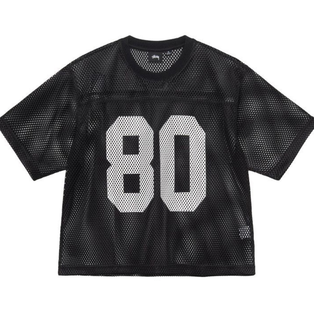 Stussy Team 80 Jersey Black